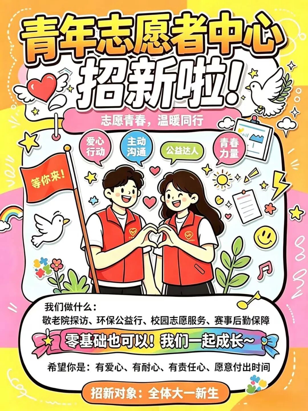 【迎新专辑】保定理工学院校级团学组织巡礼:青年志愿者中心